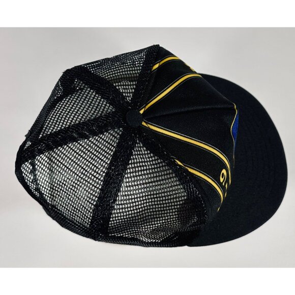 911 MSQ Logistics Group Black Trucker Hat With Eagle Logo & Mesh Back Adjustable - Picture 9 of 13